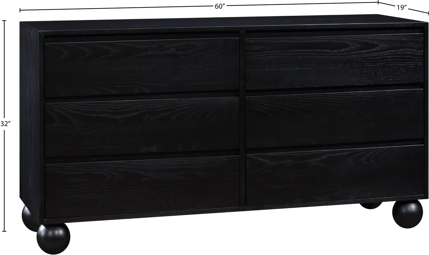 kimora black dresser d