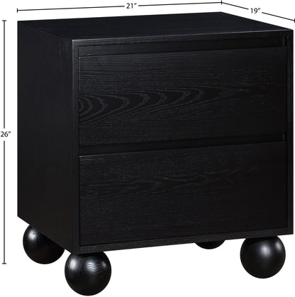 Kimora Black Night Stand NS