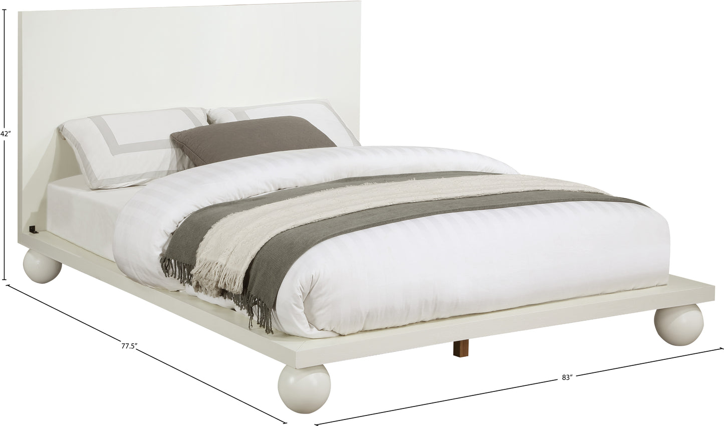 kimora cream king bed (3 boxes) k