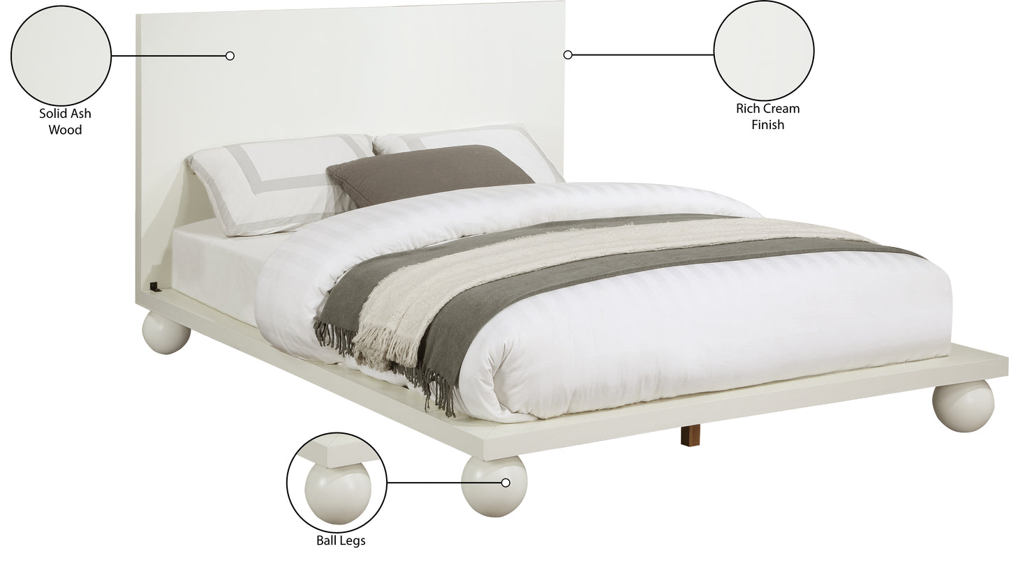 kimora cream king bed (3 boxes) k