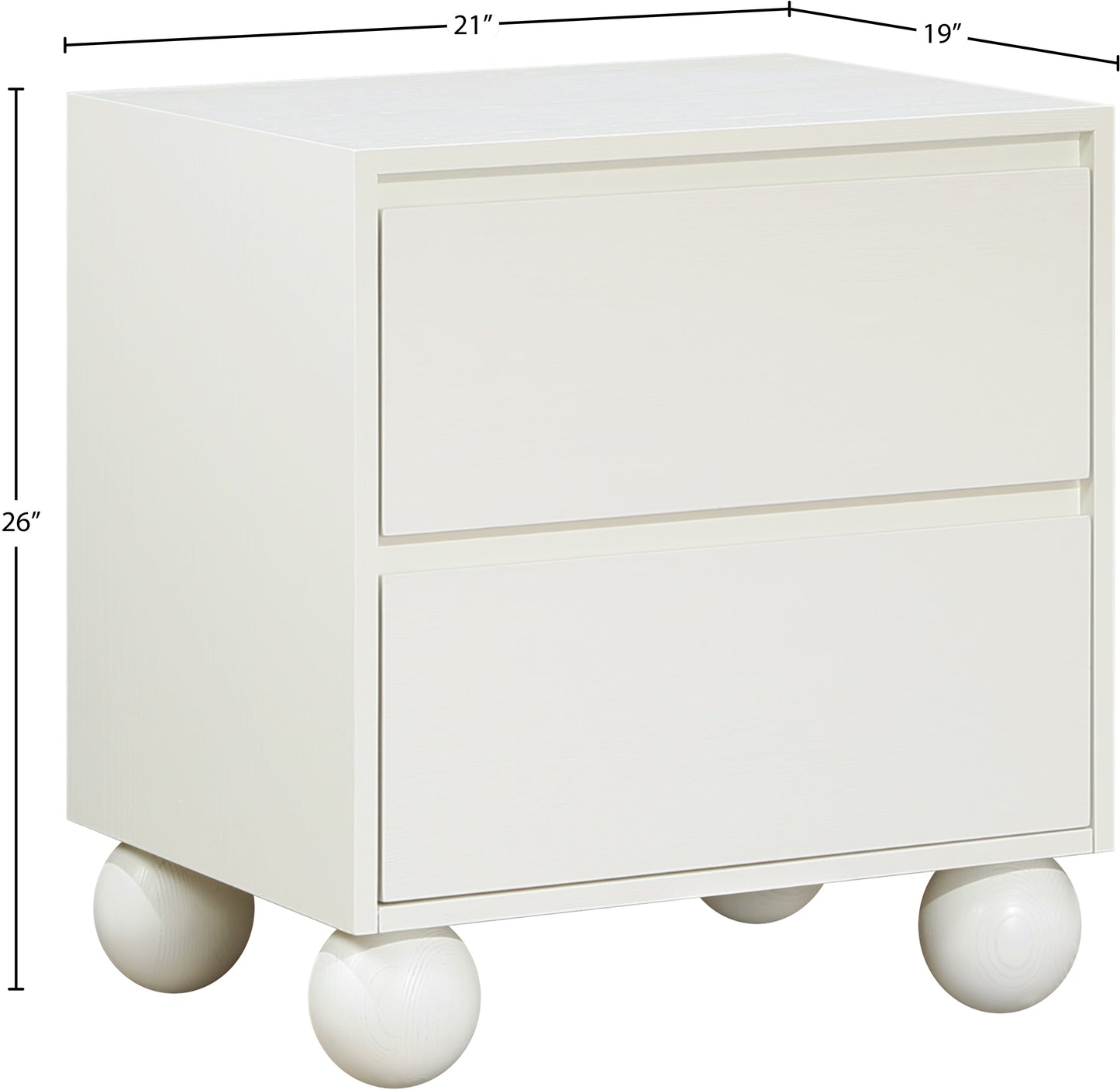 kimora cream night stand ns