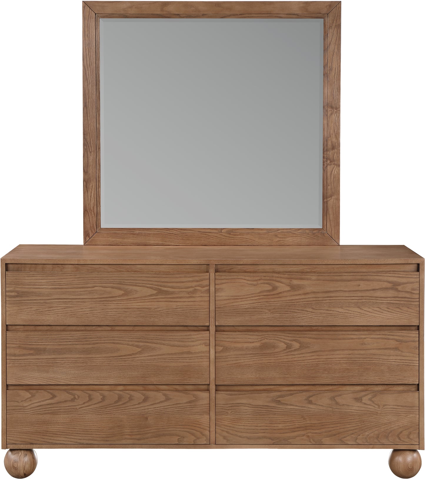 kimora walnut mirror m