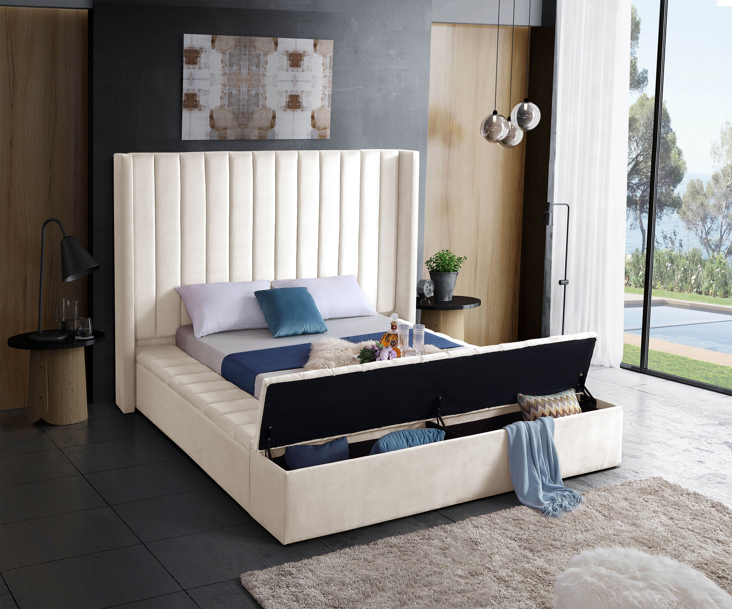 king bed (3 boxes)