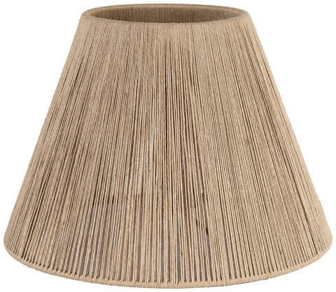 Nola White Genuine Marble Base And Jute Shade Table Lamp, 1 Piece