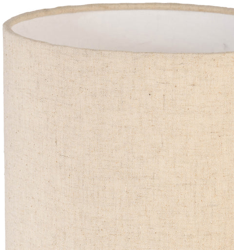 Linden Green Genuine Marble Base And Linen Textured Fabric Shade Table Lamp, 1 Piece