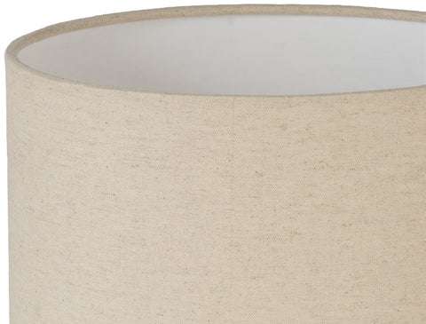 Urban Green Genuine Marble Base And Linen Textured Fabric Shade Table Lamp, 1 Piece