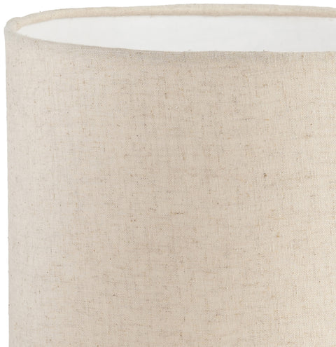 Tessa Green Genuine Marble Base And Linen Textured Fabric Shade Table Lamp, 1 Piece
