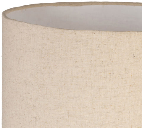 Delaney Natural Mango Wood Base And Linen Textured Fabric Shade Table Lamp, 1 Piece