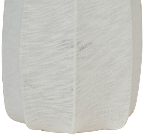 Paloma Cream Stretch Fabric Table Lamp, 1 Piece