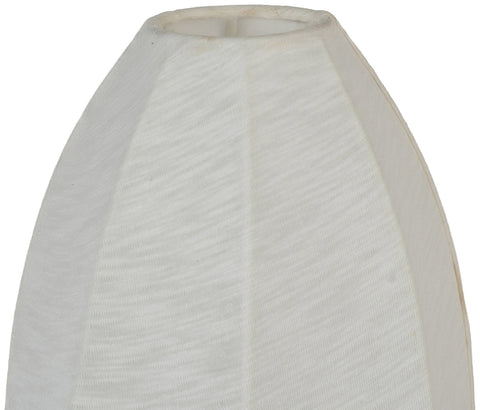 Paloma Cream Stretch Fabric Table Lamp, 1 Piece