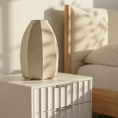 Paloma Taupe Stretch Fabric Table Lamp, 1 Piece
