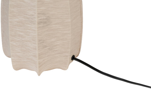 Paloma Taupe Stretch Fabric Table Lamp, 1 Piece