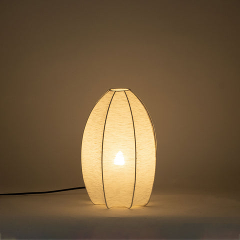 Paloma Cream Stretch Fabric Table Lamp, 1 Piece (Style 2)