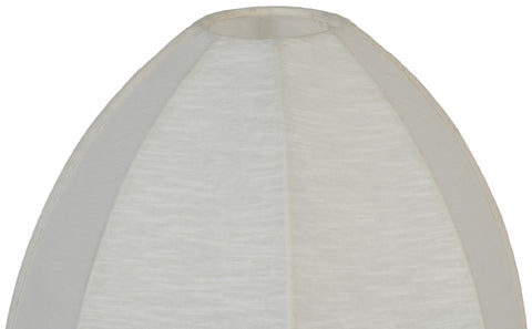 Paloma Cream Stretch Fabric Table Lamp, 1 Piece (Style 2)
