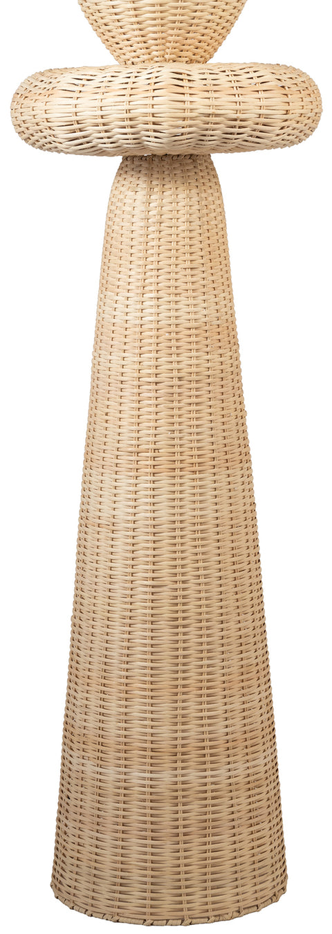 Florence Natural Rattan Floor Lamp, 1 Piece