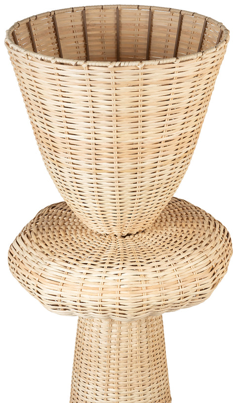 Florence Natural Rattan Floor Lamp, 1 Piece