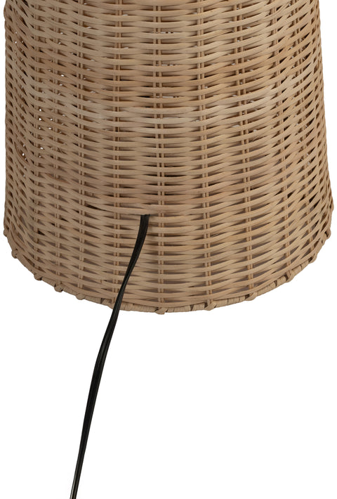 Florence Natural Rattan Floor Lamp, 1 Piece