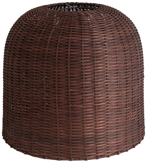 Camden Brown Rattan Floor Lamp, 1 Piece