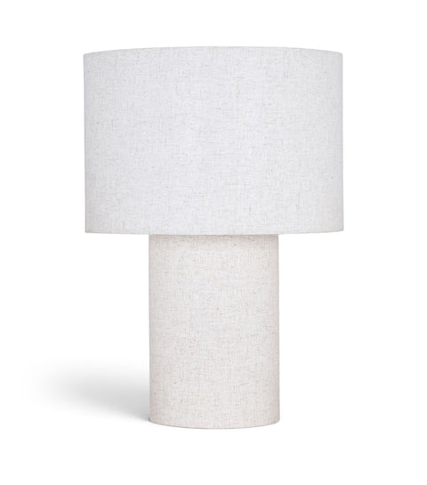Piper Beige Linen Textured Fabric Table Lamp, 1 Piece