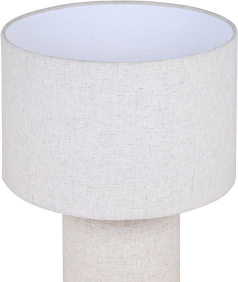 Piper Beige Linen Textured Fabric Table Lamp, 1 Piece