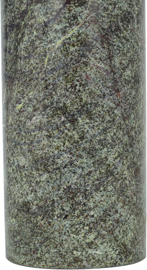 Vale Green Genuine Marble And Linen Textured Fabric Table Lamp, 1 Piece