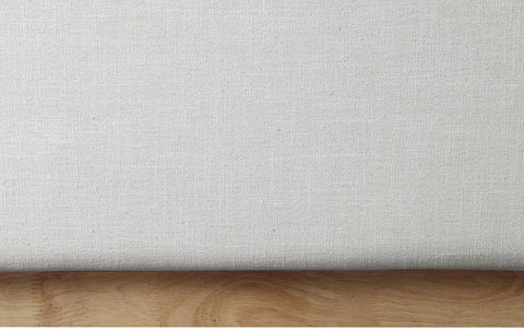 Edison Cream Linen Textured Fabric Full Bed F