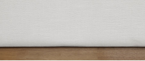 Edison Cream Linen Textured Fabric Twin Bed T
