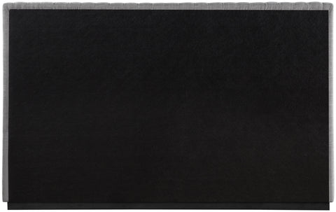 Edison Grey Linen Textured Fabric King Bed K