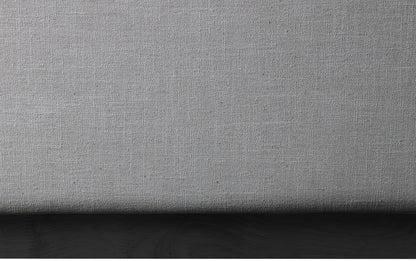 Edison Grey Linen Textured Fabric Queen Bed Q