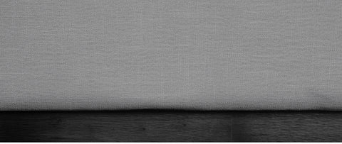 Edison Grey Linen Textured Fabric Twin Bed T