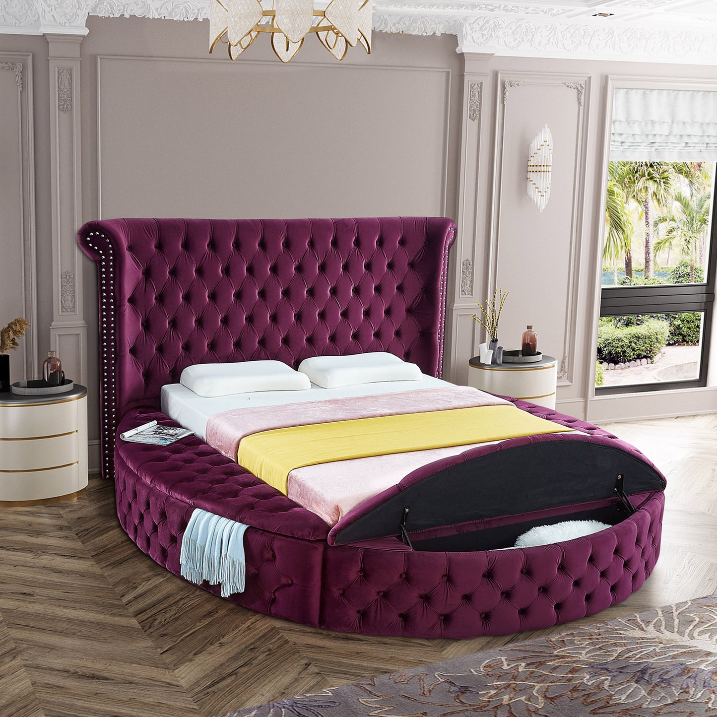 king bed