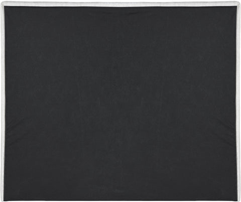 Aimee Cream Linen Textured Fabric Full Bed (3 Boxes)