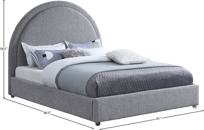 Emory Grey Fabric King Bed K