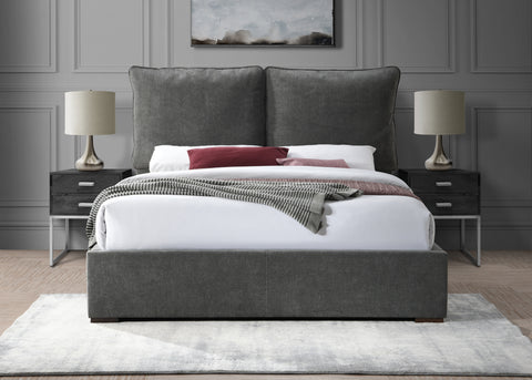 Monroe Black Fabric Upholstered Full Bed, 1 Piece