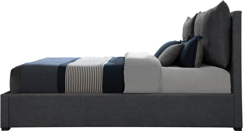 Monroe Black Fabric Upholstered Full Bed, 1 Piece