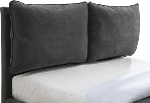 Monroe Black Fabric Upholstered Full Bed, 1 Piece