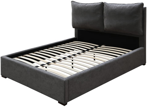Monroe Black Fabric Upholstered Full Bed, 1 Piece