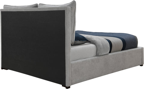 Monroe Grey Fabric Upholstered Full Bed, 1 Piece