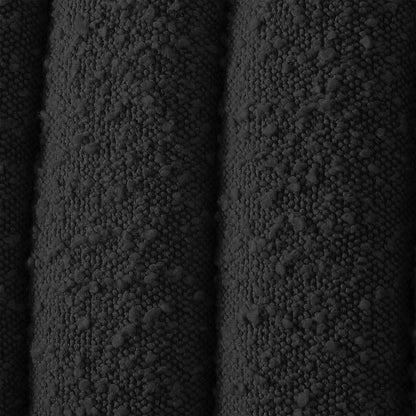 Jax Black Boucle Fabric Full Bed F