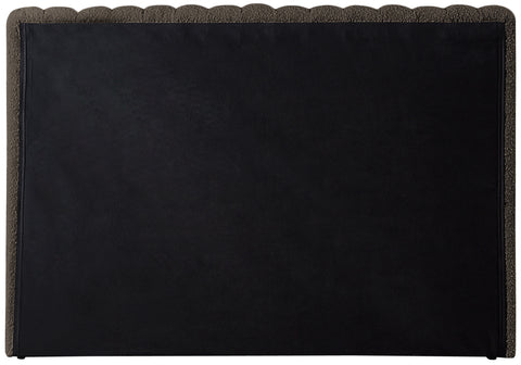 Jax Brown Boucle Fabric Twin Bed T