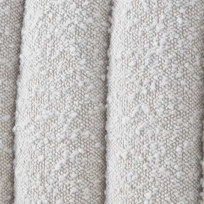 Jax Cream Boucle Fabric Full Bed F