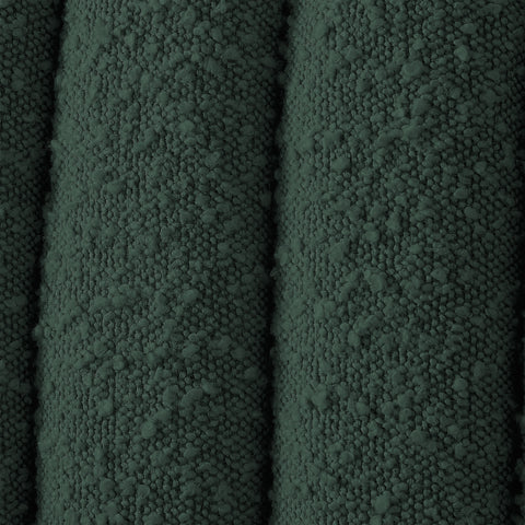 Jax Green Boucle Fabric Queen Bed Q