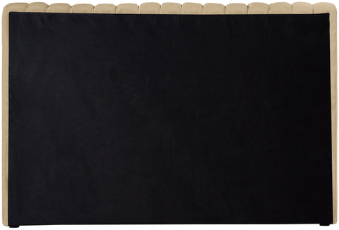 Hailey Camel Velvet Twin Bed T