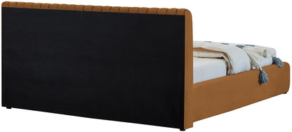 Hailey Saddle Velvet King Bed K