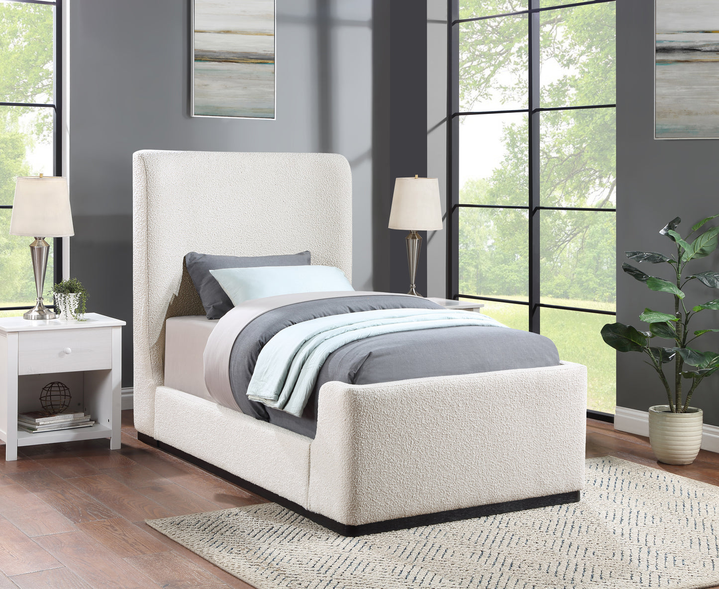 twin bed (3 boxes)