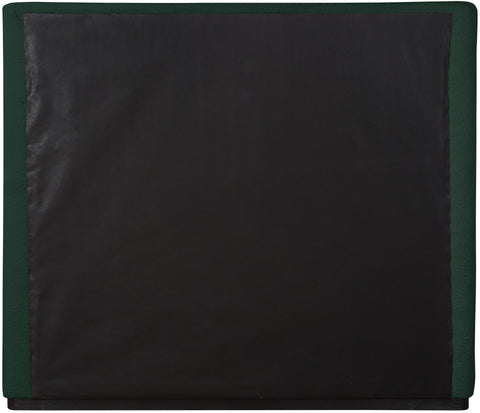 Teddy Green Boucle Fabric Queen Bed (3 Boxes) Q