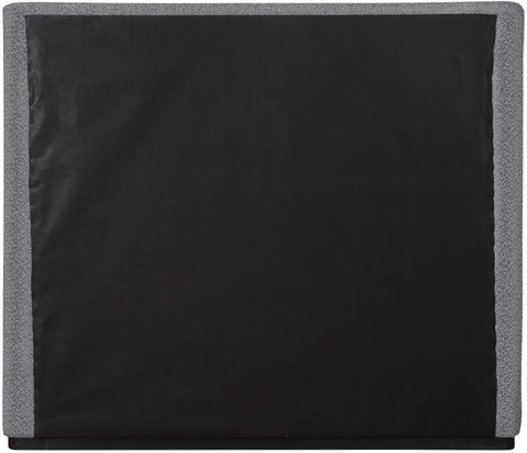 Teddy Grey Boucle Fabric Full Bed (3 Boxes) F
