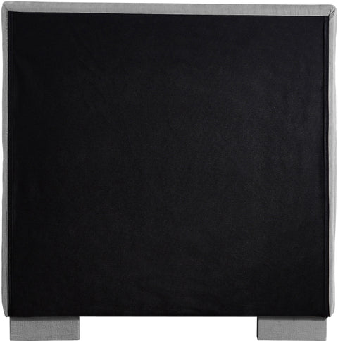 Nixon Grey Chenille Fabric Twin Bed (3 Boxes) T