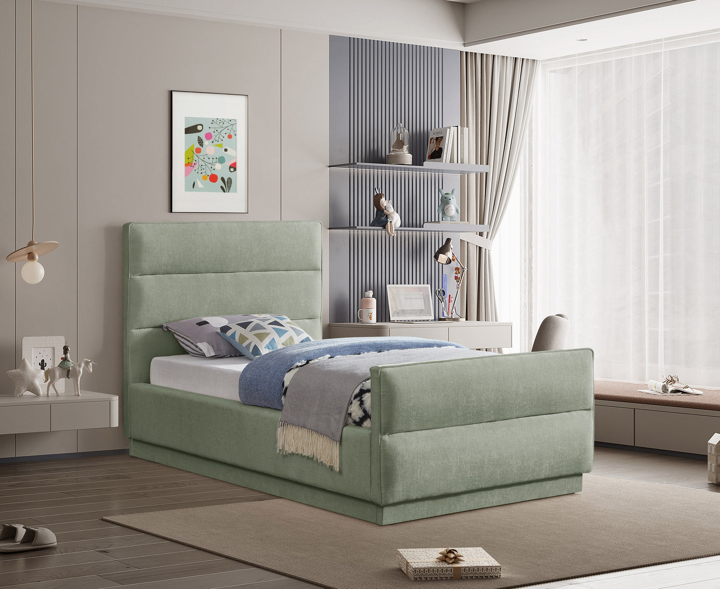 twin bed (3 boxes)