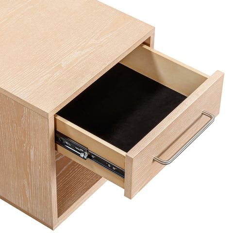Giselle Navarre 17" Wood Nightstand With Drawer - image 7